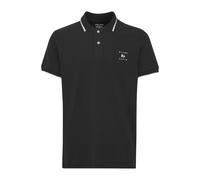 Poloshirt BLEND "Poloshirt BHPolo", Herren, Gr. S, schwarz, Obermaterial: 95% Baumwolle CO. 5% Elasthan EL., Shirts (76183103-S) schwarz