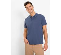 Poloshirt BONPRIX "Piqué-Poloshirt aus reiner Baumwolle", Damen, Gr. 48/50 (M), blau (indigo), Obermaterial: 100% Baumwolle, regular fit, Shirts Poloshirt, Piqué-Poloshirt aus reiner Baumwolle (644443