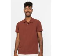 Poloshirt BONPRIX "Piqué-Poloshirt aus reiner Baumwolle", Herren, Gr. 60/62 (XXL), braun (mahagonibraun), Piqué, Obermaterial: 100% Baumwolle, unifarben, regular fit hüftbedeckend, Rundhals, Rippbündc