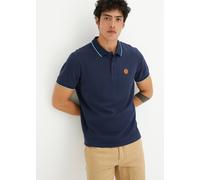 Poloshirt BONPRIX "Piqué-Poloshirt aus reiner Baumwolle", Herren, Gr. 64 (3XL), blau (dunkelblau), Obermaterial: 100% Baumwolle, unifarben, regular fit, Shirts Poloshirt, Piqué-Poloshirt aus reiner Ba