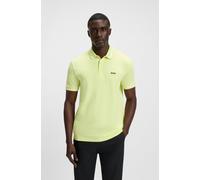 Poloshirt BOSS GREEN "Paddy", Herren, Gr. XL, grün (open grün343), Jersey, Obermaterial: 100% Baumwolle, regular fit, hoch geschlossener Ausschnitt, eng Bündchen, Shirts Poloshirt, mit kontrastfarbene