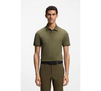 Poloshirt BOSS GREEN "Paul", Herren, Gr. 3XL, schwarz beige257, Jersey, Obermaterial: 92% Baumwolle, 8% Elasthan, slim fit, hoch geschlossener Ausschnitt, eingesetzt Bündchen kontrastfarben, Shirts, m