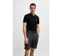 BOSS Herren Poloshirt PAULE 4 Slim Fit, schwarz, Gr. XL