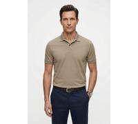 Poloshirt BOSS GREEN "Pio 2 Jersey Regular Fit", Herren, Gr. L, beige (light, pastel grün334), Jersey, Obermaterial: 100% Baumwolle, unifarben, regular fit normal, Rippstrickbündchen, Shirts, Cotton J