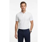 Poloshirt BOSS GREEN "Pio 2 Jersey Regular Fit", Herren, Gr. L, weiß100, Jersey, Obermaterial: 100% Baumwolle, unifarben, regular fit normal, Rippstrickbündchen, Shirts, Cotton Jersey Polo, pflegeleic