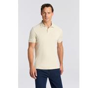 Poloshirt BOSS GREEN "Pio", Herren, Gr. L, open weiß131, Jersey, Obermaterial: 100% Baumwolle, unifarben, regular fit normal, Rundhals, abgestepptes Bündchen, Shirts, mit Knöpfen, regular fit, toniges