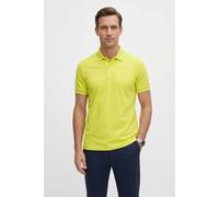Poloshirt BOSS GREEN "Pio", Herren, Gr. 3XL, gelb (bright gelb732), Jersey, Obermaterial: 100% Baumwolle, unifarben, regular fit normal, hoch geschlossener Ausschnitt, eingesetzt Bündchen, Shirts, mit