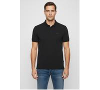 Poloshirt BOSS GREEN "Pio", Herren, Gr. XXL, blau (dunkelblau402), Jersey, Obermaterial: 100% Baumwolle, unifarben, regular fit normal, Rundhals, abgestepptes Bündchen, Shirts, mit Knöpfen, regular fi