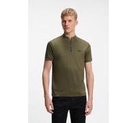 Poloshirt BOSS GREEN "Porsche Spirit 70 Capsule Collection", Herren, Gr. S, open grün347, Jersey, Obermaterial: 100% Baumwolle, unifarben, regular fit hüftbedeckend, angesetztes Bündchen, Shirts Polos