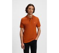 Poloshirt BOSS ORANGE "Passenger", Herren, Gr. 3XL, orange (open orange842), Jersey, Obermaterial: 95% Baumwolle, 5% Elasthan, Basic hüftbedeckend, hoch geschlossener Ausschnitt, eng Bündchen, Shirts,