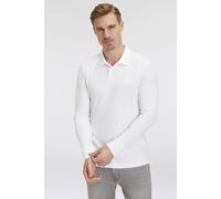 Poloshirt BOSS ORANGE "Passerby", Herren, Gr. 3XL, weiß (100_weiß), Jersey, Obermaterial: 95% Baumwolle, 5% Elasthan, unifarben, körpernah hüftbedeckend, hoch geschlossener Ausschnitt, eingesetzt elas