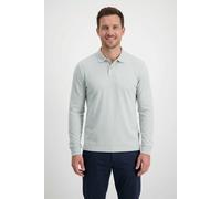 Poloshirt BOSS ORANGE "Passerby", Herren, Gr. L, grau (silber043), Jersey, Obermaterial: 95% Baumwolle, 5% Elasthan, körpernah hüftbedeckend, hoch geschlossener Ausschnitt, eingesetzt elastischer Bund