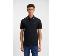 BOSS Poloshirt Passertip Slim-Fit aus elastischem Baumwoll-Piqué Dunkelblau S