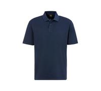 Poloshirt BOSS ORANGE "Pe__Dye", Herren, Gr. S, blau (dunkelblau404), Jersey, Obermaterial: 100% Baumwolle, unifarben, regular fit, hoch geschlossener Ausschnitt, eingesetzt eingefasste Kante, Shirts,