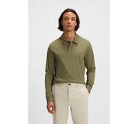 Poloshirt BOSS ORANGE "Pe", Herren, Gr. M, grün (open grün342), Jersey, Obermaterial: 100% Baumwolle, regular fit, Bündchen, Shirts, mit Polokragen (49418103-M) open grün342