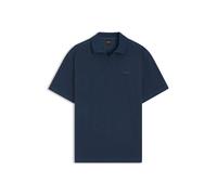 Poloshirt BOSS ORANGE "Pe", Herren, Gr. XL, blau (open blau466), Frottee, Obermaterial: 100% Baumwolle, unifarben, regular fit hüftlang, V-Ausschnitt, Shirts, aus Frottee-Qualität (81964062-XL) open b
