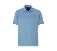 Poloshirt BOSS ORANGE "Pe Interlock", Herren, Gr. S, blau (light, pastel blau459), Jersey, Obermaterial: 100% Baumwolle, regular fit, hoch geschlossener Ausschnitt, eingesetzt Strickbündchen, Shirts P