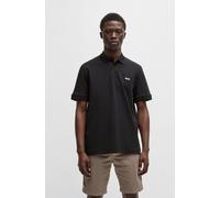Hugo Boss Poloshirt Pe Interlock Herren XL Schwarz Jersey 100% Baumwolle Regular Fit