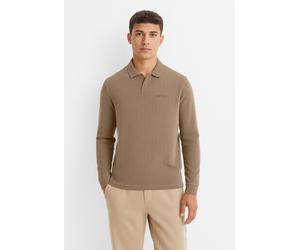 Poloshirt BOSS ORANGE "Petempestolong", Herren, Gr. 3XL, open grün346, Jersey, Obermaterial: 82% Baumwolle, 12% Polyamid, 6% Elasthan, regular fit, hoch geschlossener Ausschnitt, eingesetzt Bündchen,