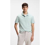 BOSS Poloshirt aus Baumwoll-Piqué mit Logo-Print - Style Prime, 50507813 Hellblau S