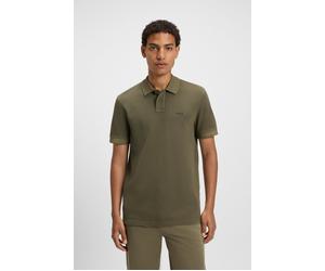 Poloshirt BOSS ORANGE "Prime Regular Fit", Herren, Gr. S, grün (open grün342), Jersey, Obermaterial: 100% Baumwolle, regular fit hüftlang, hoch geschlossener Ausschnitt, eng elastischer Bund, Shirts,