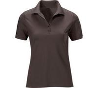 Poloshirt HEINE "Poloshirt", Damen, Gr. 38, braun, 95% Baumwolle, 5% Elasthan, unifarben, Shirts (42933104-38) braun