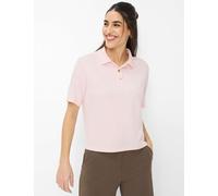 Poloshirt BRAX "Style CARA S", Damen, Gr. 40, hellrosa, 67% Viskose, 26% Polyester, 7% Elasthan, Shirts (66469207-40) hellrosa
