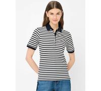 Poloshirt BRAX "Style CLEO", Damen, Gr. 34, blau (navy), 97% Baumwolle, 3% Elasthan, Shirts (12758632-34) navy