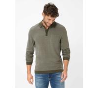 Brax Herren Langarmshirt Style PAROS olive Grün Oliv, grün - oliv, Gr. XL