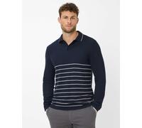 Poloshirt BRAX "Style PAROS", Herren, Gr. XXL (56), blau (navy), 50% Baumwolle, 50% Modal, Shirts (52567919-XXL) navy