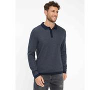 Poloshirt BRAX "Style PAROS", Herren, Gr. XXXL (58/60), blau (dunkelblau), 50% Baumwolle, 50% Modal, Shirts (84865221-XXXL) dunkelblau