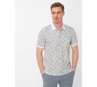 Poloshirt BRAX "Style PETE", Herren, Gr. 5XL, weiß, 96% Baumwolle, 4% Elasthan, Shirts (86599447-5XL) weiß