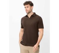 Poloshirt BRAX "Style PRINCETON", Herren, Gr. XXL (56), braun, 100% Baumwolle, Shirts (57252401-XXL) braun