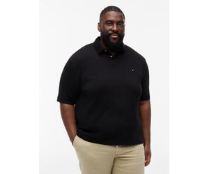 Poloshirt "BT-1985 REGULAR POLO", Herren, Gr. 5XL, schwarz, Piqué, Obermaterial: 96% Baumwolle, 4% Elasthan, TOMMY HILFIGER BIG & TALL, regular fit normal, Shirts, Große Größen (88783610-5XL) schwarz