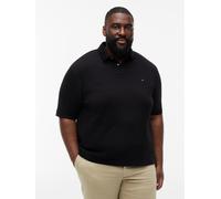 Poloshirt "BT-1985 REGULAR POLO", Herren, Gr. XXL, schwarz, Piqué, Obermaterial: 96% Baumwolle, 4% Elasthan, TOMMY HILFIGER BIG & TALL, regular fit normal, Shirts, Große Größen (88783610-XXL) schwarz