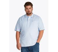 Poloshirt "BT-POCKET CLASSIC FIT POLO-B", Herren, Gr. XXL, blau (breezy blau), Piqué, Obermaterial: 100% Baumwolle, TOMMY HILFIGER BIG & TALL, Shirts Poloshirt, Große Größen (98073222-XXL)