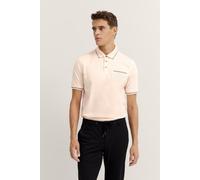 Poloshirt BUGATTI, Herren, Gr. 3XL, beige (20, ecru), 100% Baumwolle, unifarben, normal, ohne Ausschnitt, Rippbündchen, Shirts, mit Brusttasche (34800060-XXXL) 20, ecru