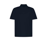 Poloshirt BUGATTI, Herren, Gr. 3XL, schwarz (390, marine), 50% Baumwolle, 50% Polyester, unifarben, normal, ohne Ausschnitt, Shirts, Modern Fit aus einem Baumwollmix (75623615-XXXL) 390, marine