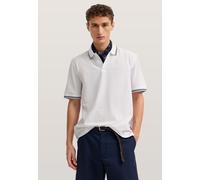 Poloshirt BUGATTI, Herren, Gr. 3XL, 10, weiß, 100% Baumwolle, unifarben, normal, ohne Ausschnitt, Shirts, Modern Fit aus reiner Baumwolle (21641824-XXXL) 10, weiß