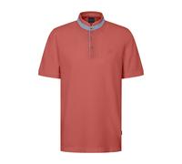 Poloshirt BUGATTI, Herren, Gr. L, 910, apricot, 100% Baumwolle, unifarben, normal, ohne Ausschnitt, Rippbündchen, Shirts, mit Stehkragen (86226449-L) 910, apricot