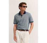 Poloshirt BUGATTI, Herren, Gr. M, 390, marine, 100% Baumwolle, unifarben, normal, ohne Ausschnitt, Shirts, Modern Fit aus reiner Baumwolle (74335814-M) 390, marine