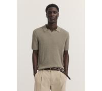 Poloshirt BUGATTI, Herren, Gr. M, 50, beige, 73% Baumwolle, 27% Polyamid, unifarben, regular fit, ohne Ausschnitt, Shirts, Regular Fit aus einem Baumwollmix (15030867-M) 50, beige