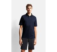 Poloshirt BUGATTI, Herren, Gr. XL, blau (marine), 100% Baumwolle, normal, ohne Ausschnitt, Rippbündchen, Shirts, mit Logo-Schriftzug (18812436-XL) marine