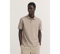 Poloshirt BUGATTI "Modern Fit", Herren, Gr. L, beige (40, beige), 100% Baumwolle, unifarben, normal, ohne Ausschnitt, Shirts, Modern Fit Baumwoll-Piqué Kurzarm Polokragen (74877963-L) 40, beige