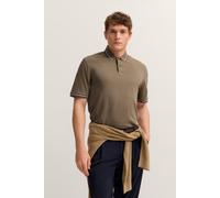 Poloshirt BUGATTI "Modern Fit", Herren, Gr. L, beige (60, taupe), 100% Baumwolle, unifarben, normal, ohne Ausschnitt, Rippbündchen, Shirts, Basic Essential aus Baumwolle (58031450-L) 60, taupe