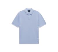 Poloshirt BUGATTI "Modern Fit", Herren, Gr. XL, 320, hellblau, 85% Baumwolle, 15% Polyester, normal, ohne Ausschnitt, Shirts, strukturierter Baumwollmix (41169303-XL) 320, hellblau