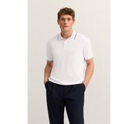 Poloshirt BUGATTI "Regular Fit", Herren, Gr. XL, beige (20, ecru), 65% Viskose, 35% Polyamid, unifarben, regular fit, ohne Ausschnitt, Rippbündchen, Shirts, angenehm weich und zeitloses Design (157274