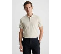Poloshirt CALVIN KLEIN JEANS "SS CASUAL PIQUE CLASSIC POLO", Herren, Gr. M, oatmeal, Jersey, Obermaterial: 100% Baumwolle, regular fit normal, Rundhals, eingesetzt angesetztes Bündchen, Shirts, Mit Ru