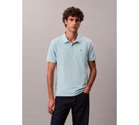 Poloshirt CALVIN KLEIN JEANS "SS CASUAL PIQUE CLASSIC POLO", Herren, Gr. XXL, blau (stratosphere), Jersey, Obermaterial: 100% Baumwolle, klassisch normal, Rundhals, eingesetzt angesetztes Bündchen, Sh