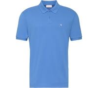Poloshirt CALVIN KLEIN JEANS "SS CASUAL PIQUE CLASSIC POLO", Herren, Gr. XXL, french blau, Jersey, Obermaterial: 100% Baumwolle, klassisch normal, Rundhals, eingesetzt angesetztes Bündchen, Shirts, Mi